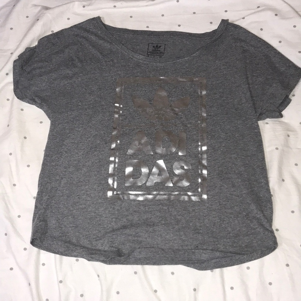 Adidas grey t-shirt